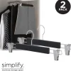 Cheap HANGERS 2PK SKIRT/PANT-L - cozylivehome.com | we sell a wide range of comfortable household items Housewares