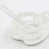 HD20 Lucite Honey Dish - Apple Shaped - Marble Includes Spoon & Removable Lid 4.5" x 4" x 1.5" - cozylivehome.com | we sell a wide range of comfortable household items^ Shop All