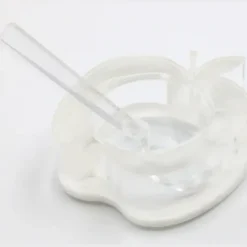 HD20 Lucite Honey Dish - Apple Shaped - Marble Includes Spoon & Removable Lid 4.5" x 4" x 1.5" - cozylivehome.com | we sell a wide range of comfortable household items^ Shop All