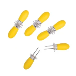 Clearance HIC Kitchen Soft-Grip Corn Picks, Set of 8, 4 Pair - cozylivehome.com | we sell a wide range of comfortable household items Housewares