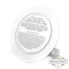 HN361G HADLUKAS NEIROS 3 IN 1 Tzedukah and Matchbox Holder Gold /Pearl White Round 6.5''x6.5'' - cozylivehome.com | we sell a wide range of comfortable household items^ Shop All