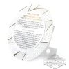 HN360G HADLUKAS NEIROS 3 IN 1 Tzedukah and Matchbox Holder Gold Design/Pearl White Round 6.5''x6.5'' - cozylivehome.com | we sell a wide range of comfortable household items^ Shop All