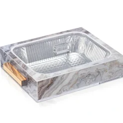 IC-PAN-9X13-AG-1 3 Part 9x13 Smart Pan Holder - Taupe Agate - cozylivehome.com | we sell a wide range of comfortable household items^ Shop All