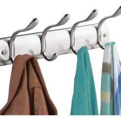 iDesign Bruschia Steel Wall Mount 8-Hook Rack - cozylivehome.com | we sell a wide range of comfortable household items^ Shop All