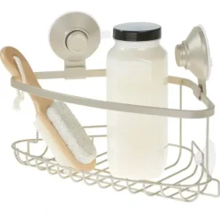 iDesign Everett Push Lock Shower Suction Corner Basket - cozylivehome.com | we sell a wide range of comfortable household items^ Shop All