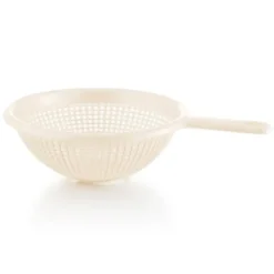 Cheap Ivory Plastic Strainer with handle 9.75in - cozylivehome.com | we sell a wide range of comfortable household items Housewares