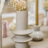 Ivory Stoneware Vase 8.5” - cozylivehome.com | we sell a wide range of comfortable household items^ Shop All