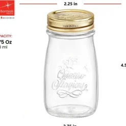 JAR BORMIOLI QUATTRO 6.75 oz - cozylivehome.com | we sell a wide range of comfortable household items^ Shop All