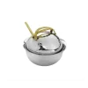 JHDP25 Honey Dish with Spoon and Cover with Gold Handles- Goldtone Collection - cozylivehome.com | we sell a wide range of comfortable household items^ Shop All