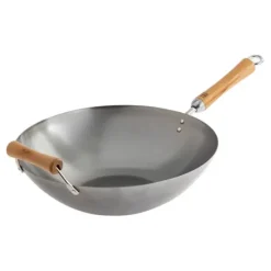 JOYCE CHEN FLAT BOTTOM CARBON STEEL WOK 14" - cozylivehome.com | we sell a wide range of comfortable household items^ Shop All