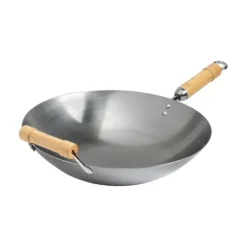 JOYCE CHEN ROUND BOTTOM CARBON STEEL WOK 14" - cozylivehome.com | we sell a wide range of comfortable household items^ Shop All