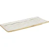 Cheap J-PTR-WHT/GD Porcelain Rectangular Tray Wht - cozylivehome.com | we sell a wide range of comfortable household items Giftware