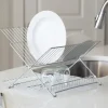 JR FOLDING DISH RACK METALLIC - cozylivehome.com | we sell a wide range of comfortable household items^ Shop All