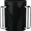 J-WCLC-B-C Lucite Wash Cup Black With Clear Handle - cozylivehome.com | we sell a wide range of comfortable household items^ Shop All