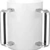 J-WCLC-W-C Lucite wash cup white w/clear handles - cozylivehome.com | we sell a wide range of comfortable household items^ Shop All