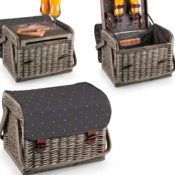Kabrio Wine & Cheese Picnic Basket - cozylivehome.com | we sell a wide range of comfortable household items^ Shop All