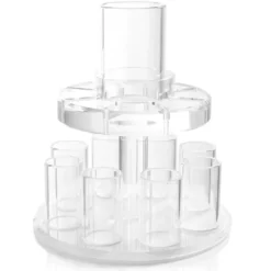 Flash Sale KF-R-W/C Kiddush Fountain Set - White & Clear - cozylivehome.com | we sell a wide range of comfortable household items Giftware