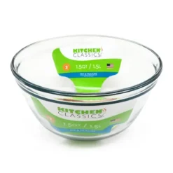 Discount Kitchen Classic - Glass Mixing Bowl, 1.5 Qt - cozylivehome.com | we sell a wide range of comfortable household items Housewares