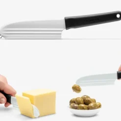 KNIBBLE LITE CHEESE KNIFE FORK BLACK - cozylivehome.com | we sell a wide range of comfortable household items^ Shop All