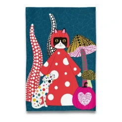 Kusameow Cat and Dog Dish Towel - cozylivehome.com | we sell a wide range of comfortable household items^ Shop All