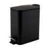 Fashion 5L Slim Rectangular Pedal Bin with Soft Close Lid - cozylivehome.com | we sell a wide range of comfortable household items Housewares