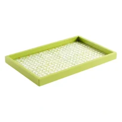 LACQUER TRAY SMALL RECT TRELLIS GREEN - cozylivehome.com | we sell a wide range of comfortable household items^ Shop All