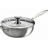 Le Creuset Tri-Ply Saucier Pan with Lid 3.5Qt. - cozylivehome.com | we sell a wide range of comfortable household items^ Shop All
