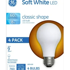 LED"CLASSIC SHP"8w(60W)-SOFT WT-4pk - cozylivehome.com | we sell a wide range of comfortable household items^ Shop All