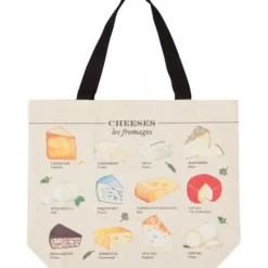 Les Fromages Tote Bag - cozylivehome.com | we sell a wide range of comfortable household items^ Shop All