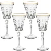 LG 7000 Marilyn Gold Glassware Set OF 4 - cozylivehome.com | we sell a wide range of comfortable household items^ Shop All