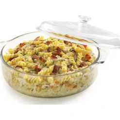 Libbey Baker's Basics Glass Casserole Dish with Cover, 3-quart - cozylivehome.com | we sell a wide range of comfortable household items^ Shop All