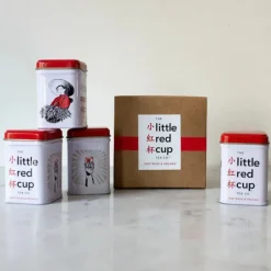 LITTLE RED CUP TEA TIN JASMINE GREEN 4 OZ - cozylivehome.com | we sell a wide range of comfortable household items^ Shop All