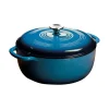 LODGE ENAMELED CAST IRON DUTCH OVEN 7.5 QT BLUE - cozylivehome.com | we sell a wide range of comfortable household items^ Shop All
