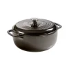 LODGE ENAMELED CAST IRON DUTCH OVEN 6 QT MIDNIGHT CHROME - cozylivehome.com | we sell a wide range of comfortable household items^ Shop All