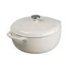 LODGE ENAMELED CAST IRON DUTCH OVEN 7.5 QT OYSTER - cozylivehome.com | we sell a wide range of comfortable household items^ Shop All
