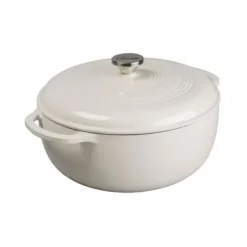 LODGE ENAMELED CAST IRON DUTCH OVEN 7.5 QT OYSTER - cozylivehome.com | we sell a wide range of comfortable household items^ Shop All
