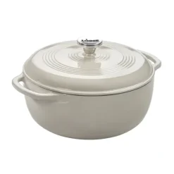 LODGE ENAMELED CAST IRON DUTCH OVEN 6 QT OYSTER - cozylivehome.com | we sell a wide range of comfortable household items^ Shop All