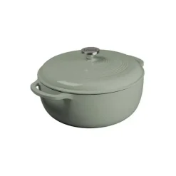 LODGE ENAMELED CAST IRON DUTCH OVEN 7.5 QT SAGE - cozylivehome.com | we sell a wide range of comfortable household items^ Shop All