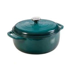 LODGE ENAMELED CAST IRON DUTCH OVEN 6 QT LAGOON - cozylivehome.com | we sell a wide range of comfortable household items^ Shop All