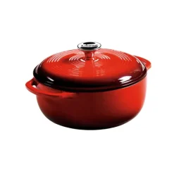 LODGE ENAMELED DUTCH OVEN 4.5QT RED - cozylivehome.com | we sell a wide range of comfortable household items^ Shop All