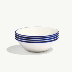 Made in Side Bowls, Navy Rim 6" - cozylivehome.com | we sell a wide range of comfortable household items^ Shop All