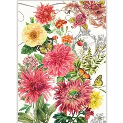 Online MDW DAHLIAS KITCHEN TOWEL - cozylivehome.com | we sell a wide range of comfortable household items Shop All
