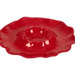New MELAMINE CHIP & DIP PERLETTE RED - cozylivehome.com | we sell a wide range of comfortable household items Shop All