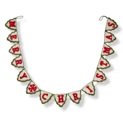 Store Merry Christmas Wool Applique Felt Garland - cozylivehome.com | we sell a wide range of comfortable household items Shop All