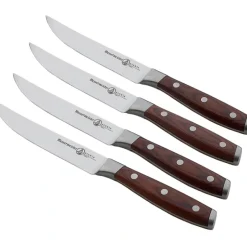 Flash Sale MESSERMEISTER L8684-5/4S Avanta Pakkawood 4 Piece Fine Edge Steak Knife Set - cozylivehome.com | we sell a wide range of comfortable household items Housewares
