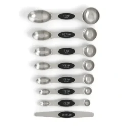 Best Sale MRS ANDERSON'S DUAL SIDED MAGNETIC MEASURING SPOONS & LEVELER - cozylivehome.com | we sell a wide range of comfortable household items Shop All