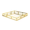 Cheap MT715G Square Mirror Tray - Gold - 15.75 - cozylivehome.com | we sell a wide range of comfortable household items Shop All