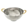 Online MVGB05 Stainless Bowl with Gold Spaghetti Handles- Goldtone Collection 12.5 x 10 x 5.2 - cozylivehome.com | we sell a wide range of comfortable household items Giftware