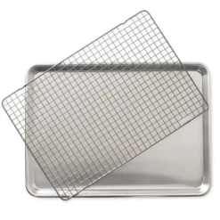 Outlet Naturals Half Sheet w/ Oven-Safe Nonstick Grid - cozylivehome.com | we sell a wide range of comfortable household items Shop All