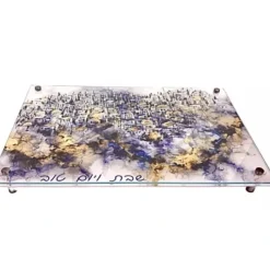 Outlet Nechama Fine Art Challah Board Black/Gold - cozylivehome.com | we sell a wide range of comfortable household items Shop All